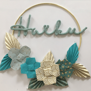 Atelier couronne origami