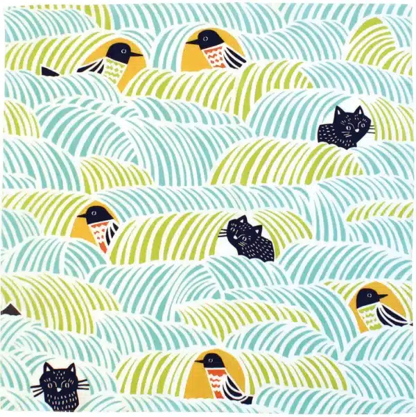 Furoshiki kata kata musubi | Chats & Oiseaux Vert