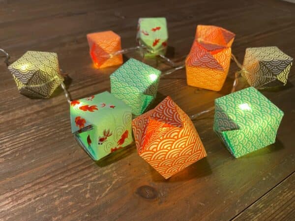 Guirlande lumineuse origami cube – Image 2