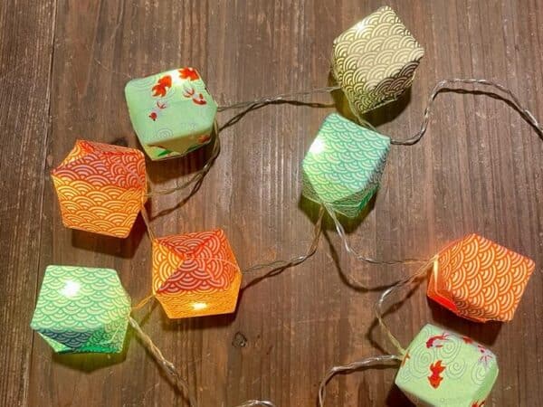Guirlande lumineuse origami cube – Image 3