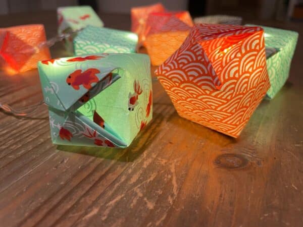 Guirlande lumineuse origami cube – Image 4